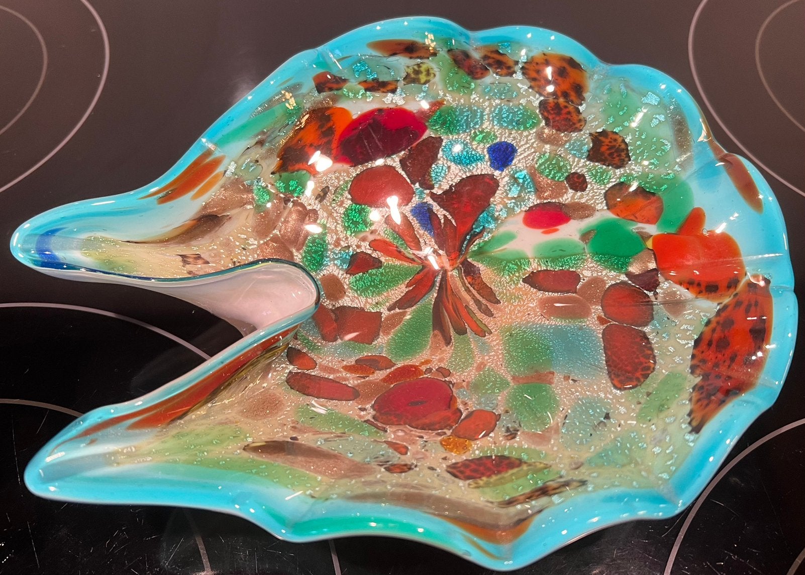 Vintage Murano “Tutti Frutti” Dino Martens/Avem sierschaal, Ophalen of Verzenden