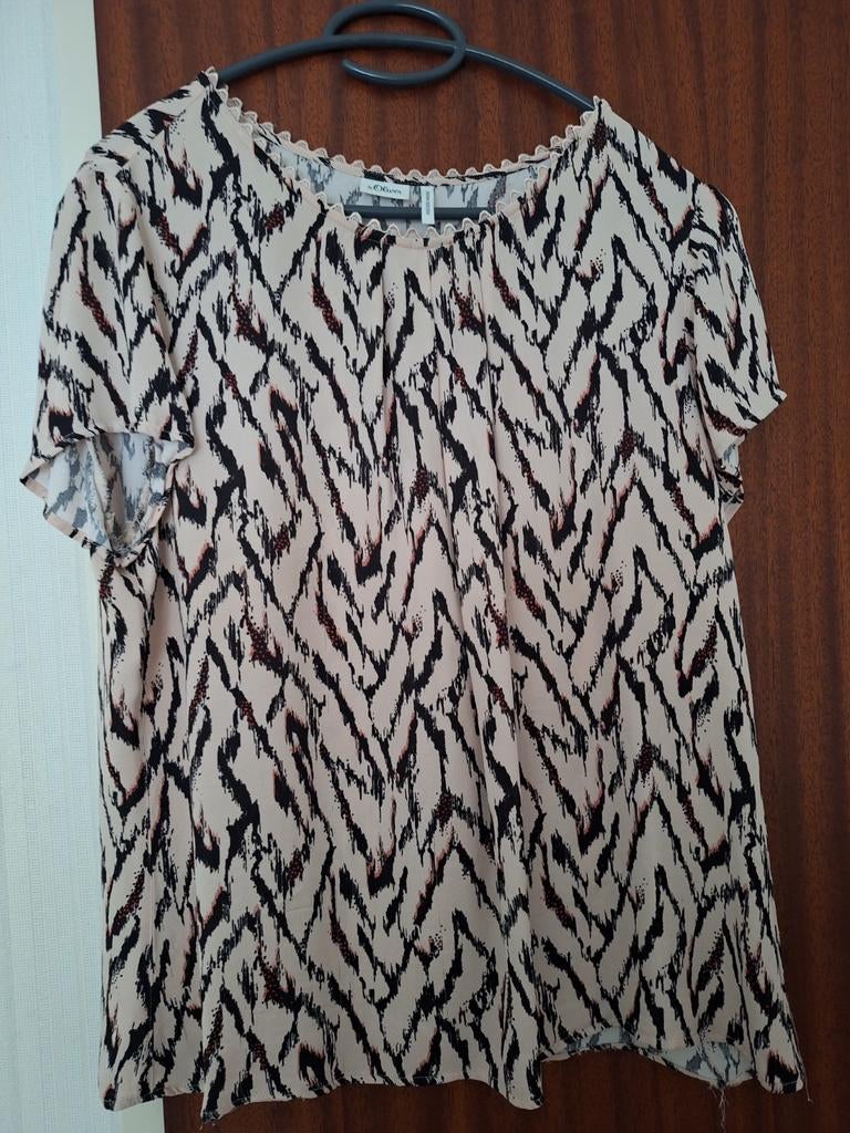 Leuk shirt., Kleding | Dames, T-shirts, Overige kleuren, Geisha, Maat 42/44 (L), Ophalen of Verzenden