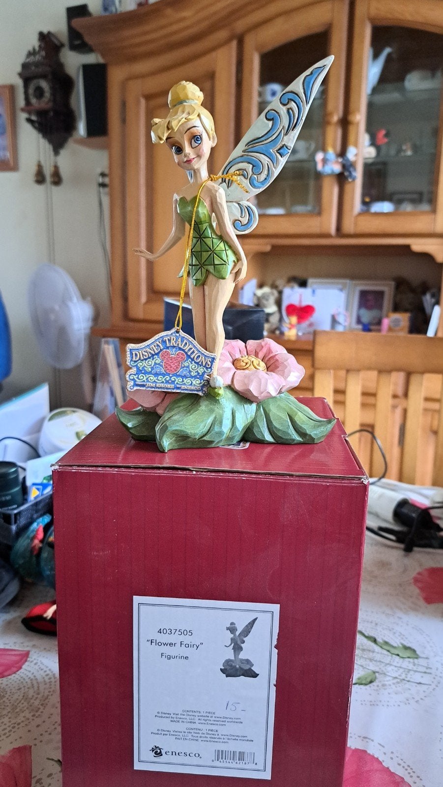 Disney Traditions Tinkerbell "Flower Fairy" beeldje, Ophalen, Zo goed als nieuw