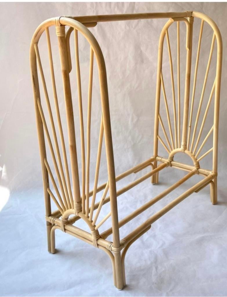 Rotan kinder kledingrek, Ophalen, Gebruikt