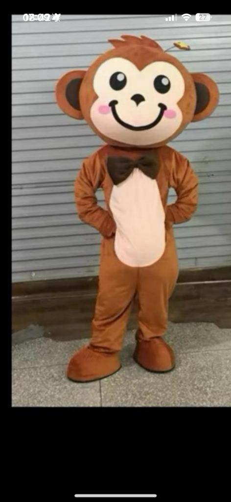 Mascotte aapje te huur inclusief acteur, Ophalen of Verzenden, Zo goed als nieuw, Overige