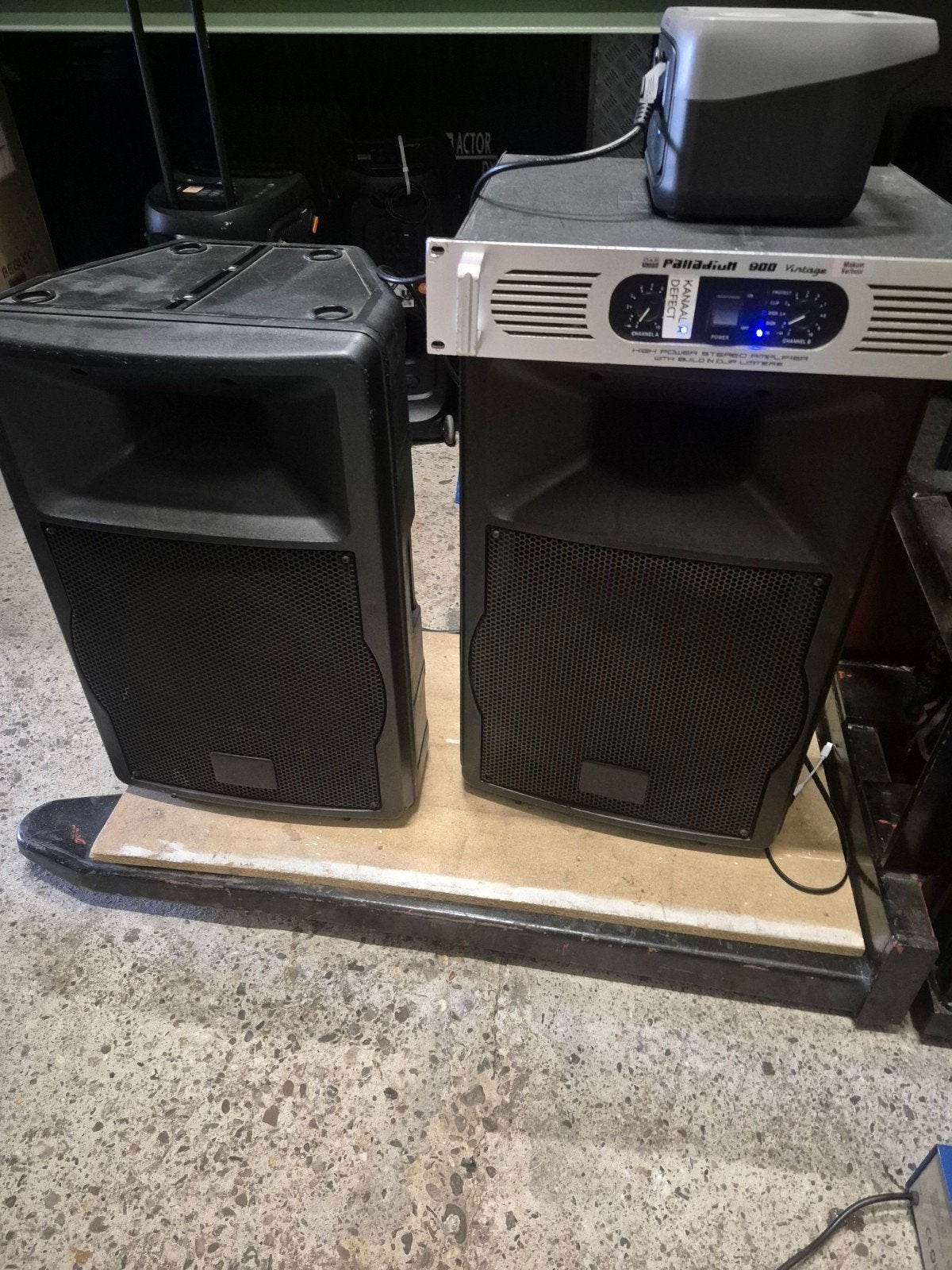 DAP K115 Speakers (2 stuks) met DAP Palladium 900 Versterker, Ophalen