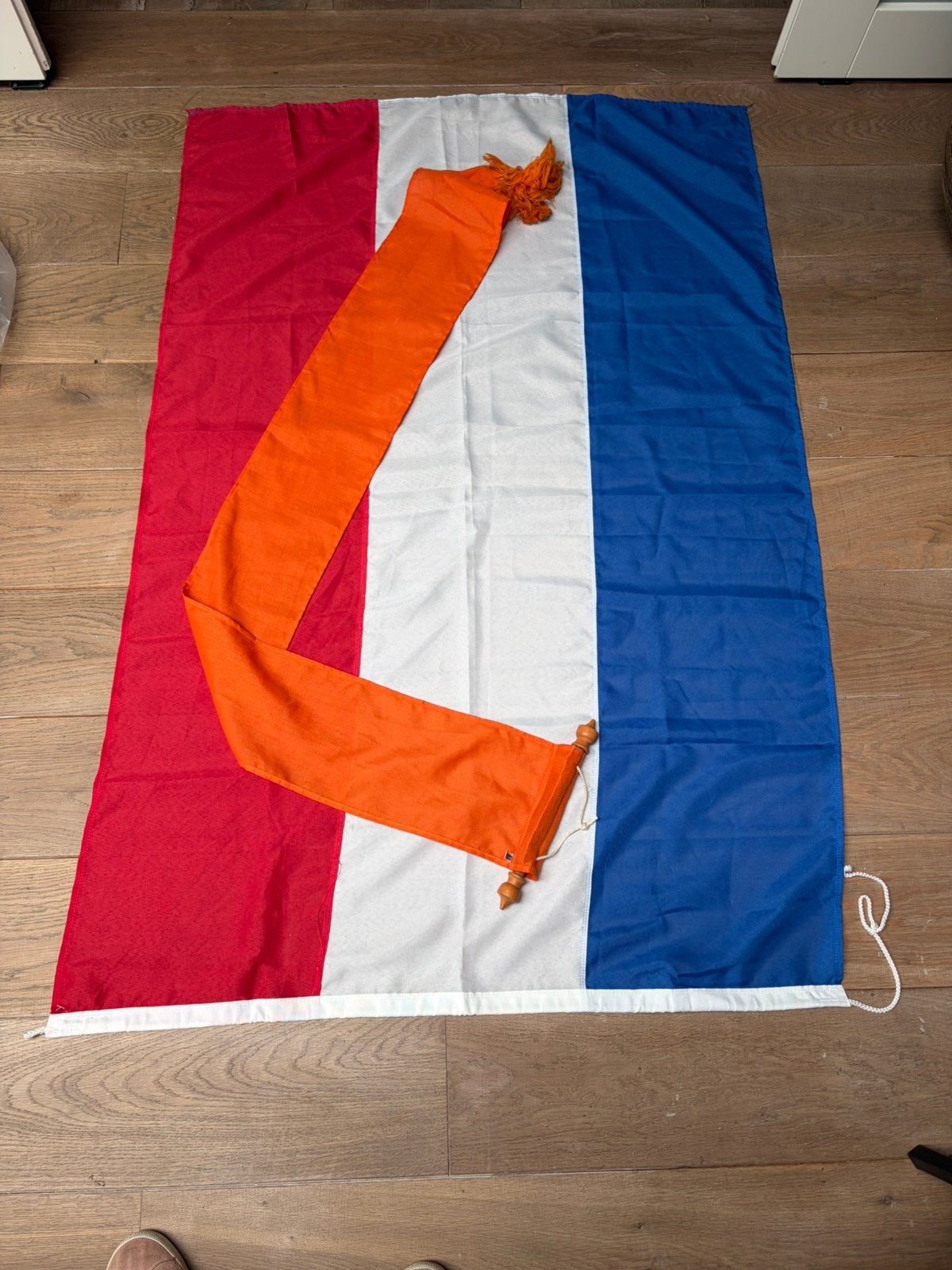 Nedelandse vlag met oranje wimpel, Diversen, Ophalen, Zo goed als nieuw