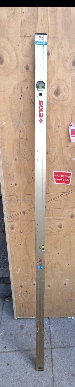 Sola azm waterpas 180 cm - Gebruikt, Ophalen, Gebruikt, Waterpas, Overige merken