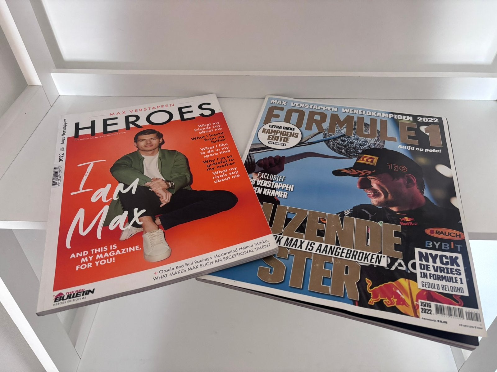 Max Verstappen magazines, Ophalen of Verzenden, Zo goed als nieuw