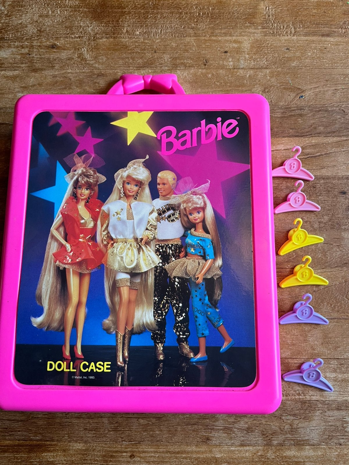 Vintage Barbie Koffer Case Hollywood Hair (Mattel, 1993), Ophalen of Verzenden, Gebruikt