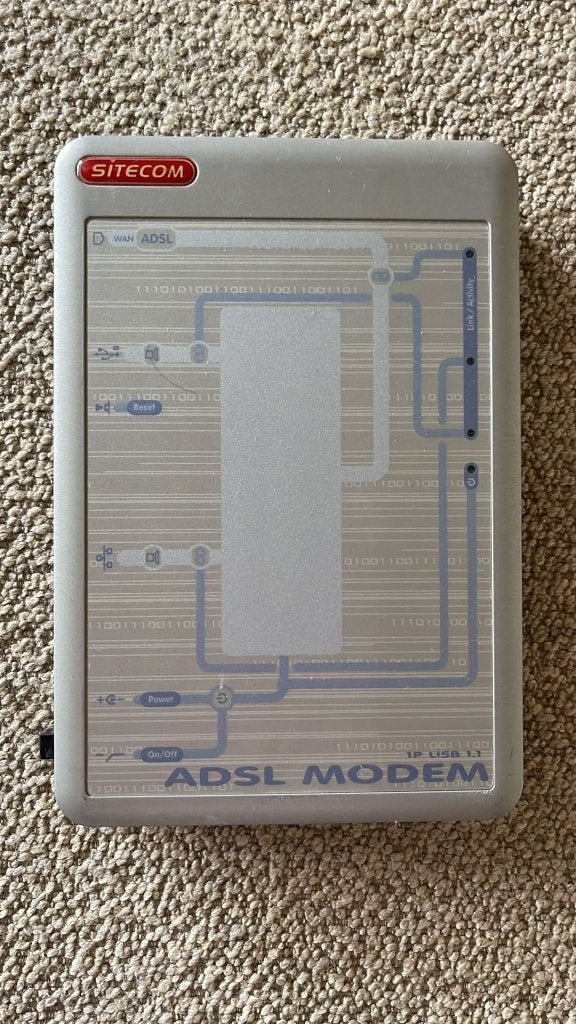 Sitecom modem, Ophalen of Verzenden, Gebruikt, Router met modem, Sitecome