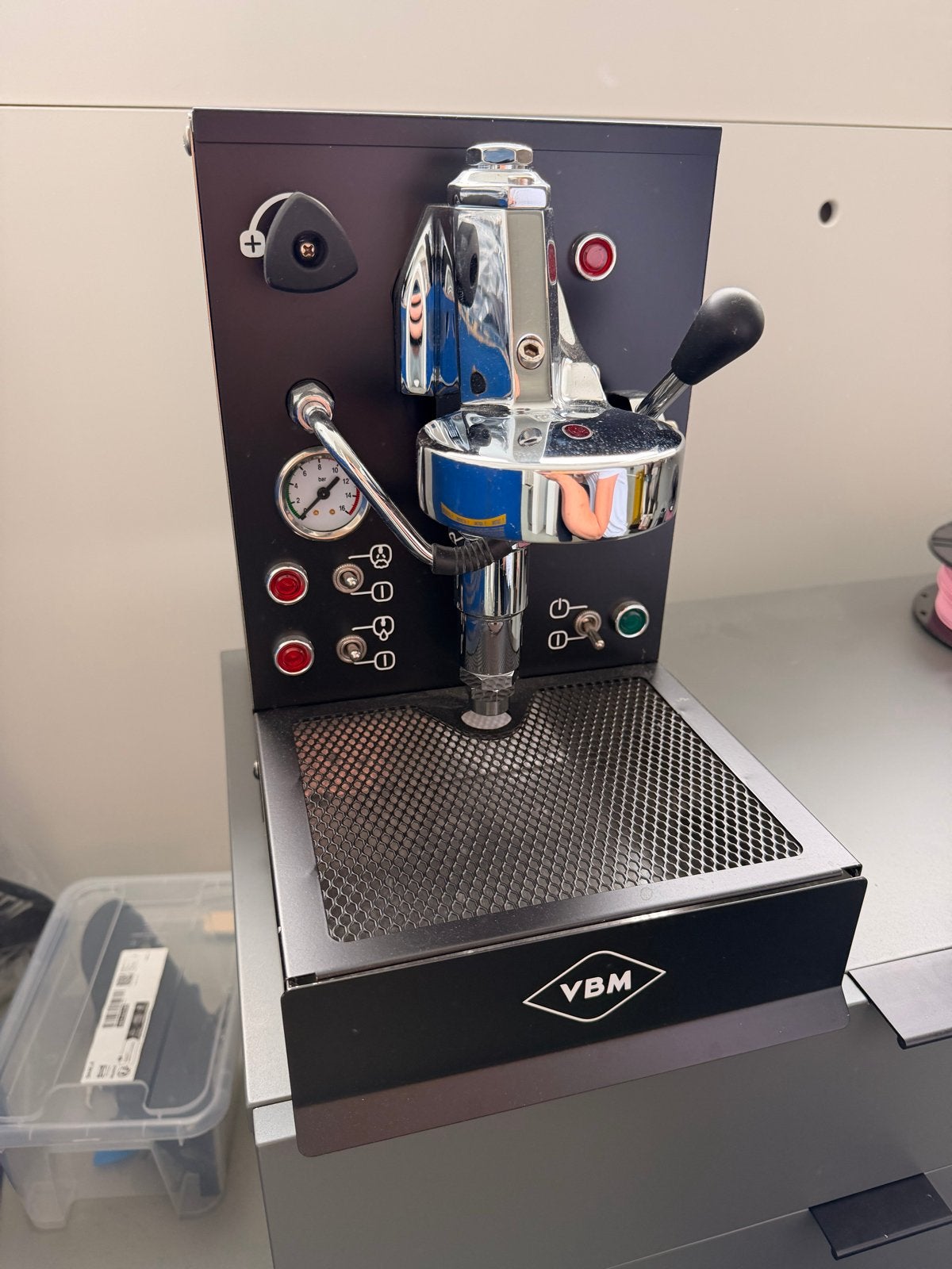 VBM Domobar Espresso machine - Zo goed als nieuw, Witgoed en Apparatuur, Koffiezetapparaten, Stoompijpje, Espresso apparaat, Zo goed als nieuw