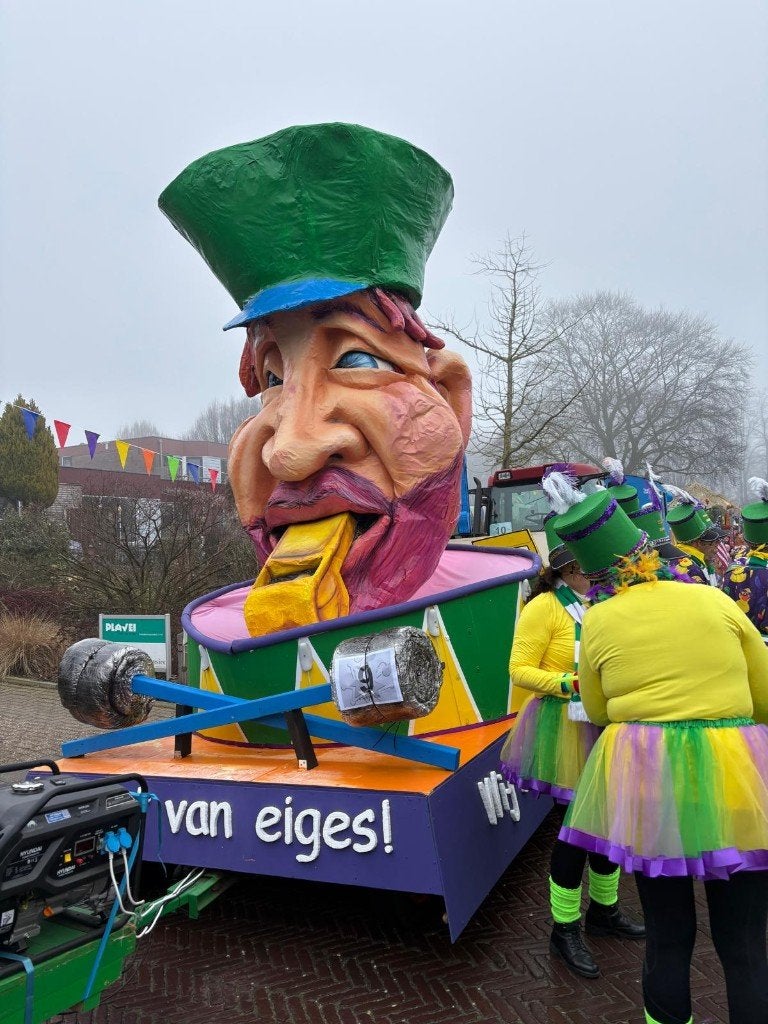 Unieke kop van praalwagen, blikvanger voor de optocht!, Ophalen, Gebruikt, Overige typen, Carnaval