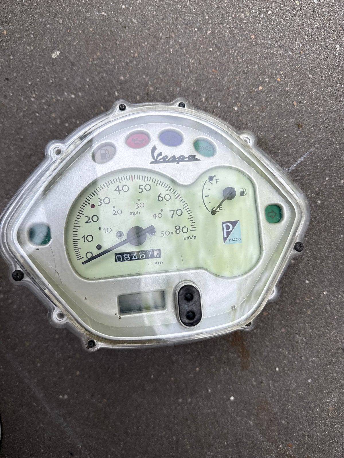 Vespa Piaggio Snelheidsmeter Teller Klok - Gebruikt, Ophalen of Verzenden, Gebruikt, Overige typen, Vespa