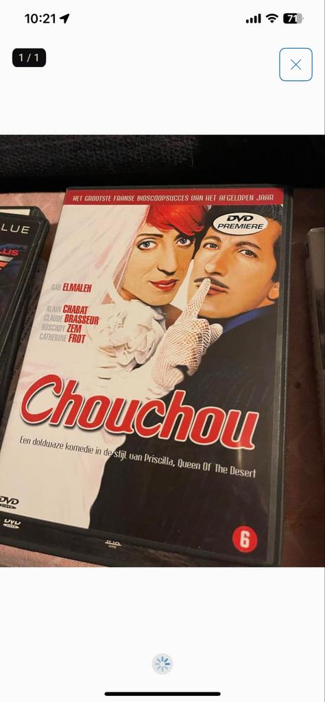 Chouchou DVD - Franse komedie met Gad Elmaleh, Ophalen of Verzenden, Zo goed als nieuw