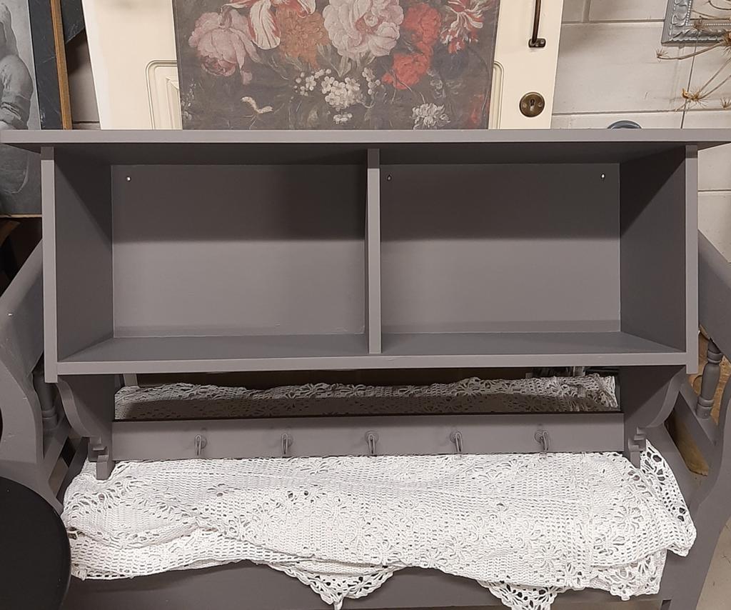 Landelijk hangkastje, regaal, kapstok, gruttersbak, brocante, Ophalen, Zo goed als nieuw, Gemaalweg 12b Rutten, Ari-Janne.nl