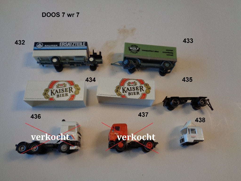 losse verkoop schaal 1op 87 modellen, Ophalen of Verzenden, Gebruikt, Bus of Vrachtwagen, Overige merken