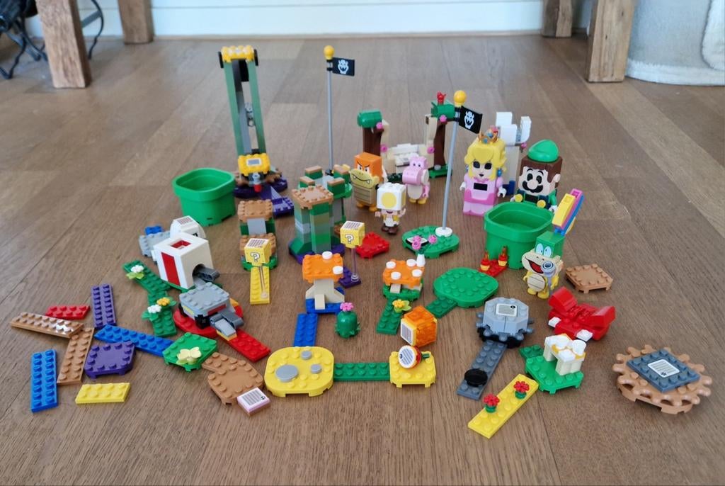 Lego Super Mario sets met Luigi en Peach, Ophalen of Verzenden