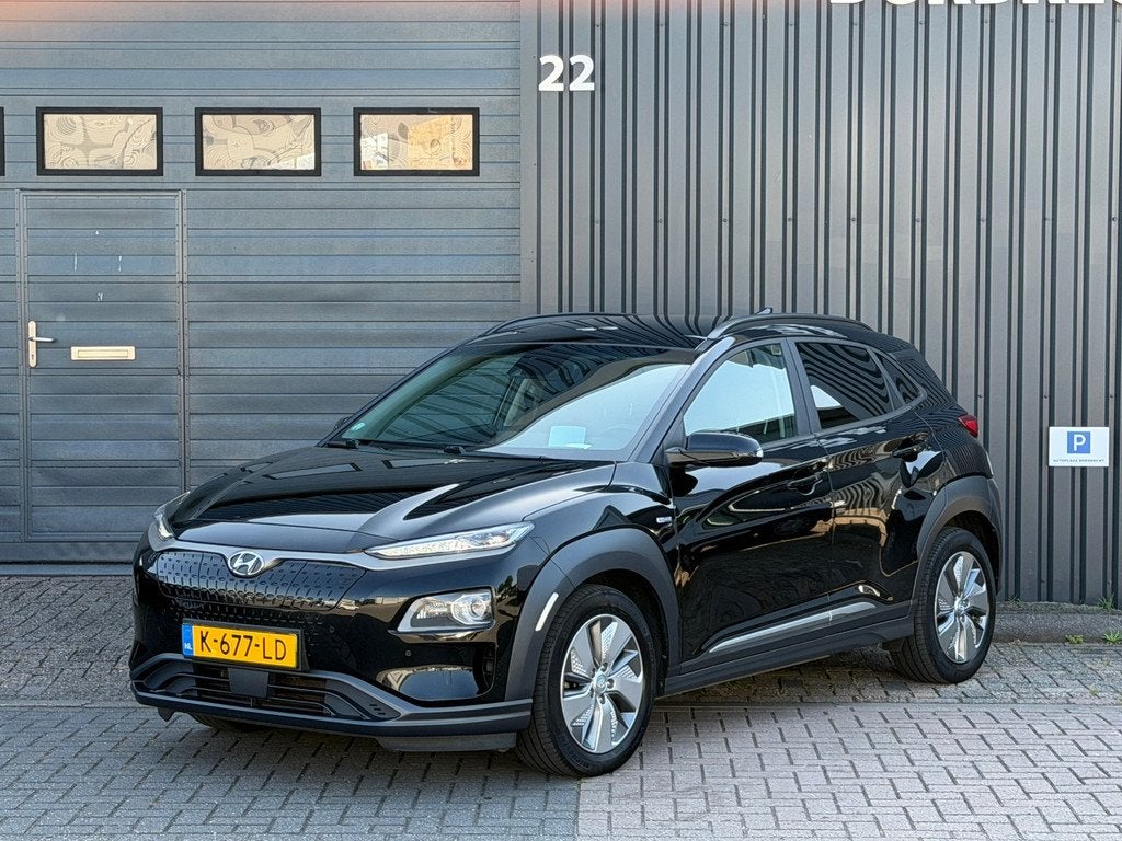 Hyundai Kona EV Limited 64 kWh|Fase 3|95% Soh|Cam|Leder|Head, Auto's, Hyundai, Bedrijf, Te koop, Kona, ABS, Achteruitrijcamera