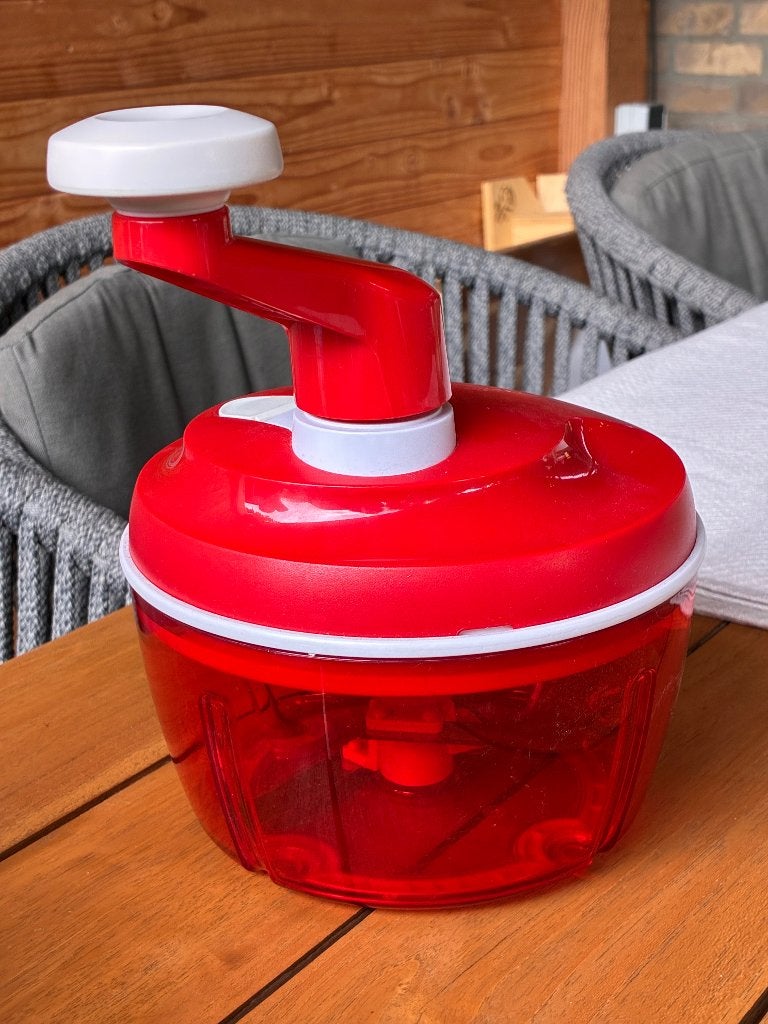 GRATIS: Tupperware groente en fruitsnijder, Ophalen, Gebruikt, Luchtdicht, Overige typen