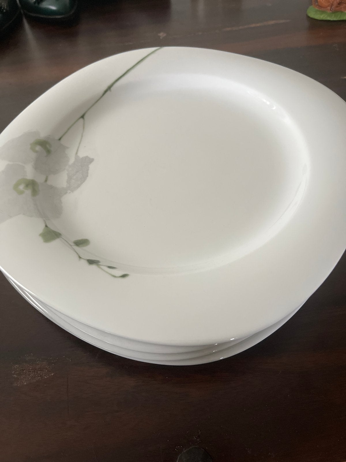4 rosenthal studio-Line XXL 29,5 cm dinerborden - orchidee, Ophalen of Verzenden, Zo goed als nieuw, Porselein, Bord(en)