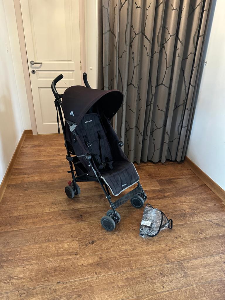 Maclaren Quest lichtgewicht buggy zwart  originele regenhoes, Kinderen en Baby's, Buggy's, Ophalen, Gebruikt, Maclaren, Verstelbare rugleuning