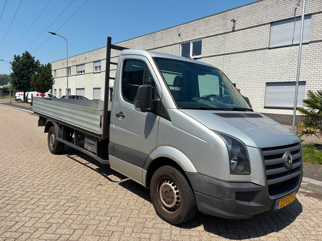 Volkswagen Crafter 35 2.5 TDI Open Laadbak | 131.084 KM | 1e, Auto's, Bestelauto's, Gebruikt, Zwart, Volkswagen, 2800 kg