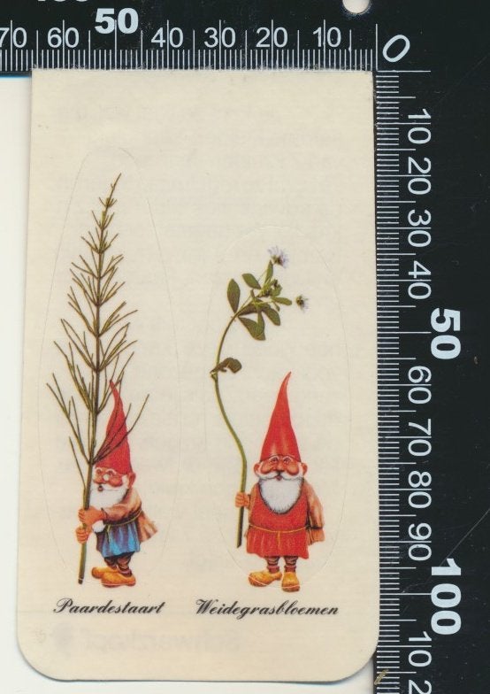 Sticker: Schwarzkopf - Kruiden Kabouters - Paardestaart, Verzamelen, Ophalen of Verzenden, Zo goed als nieuw, Bedrijf of Vereniging