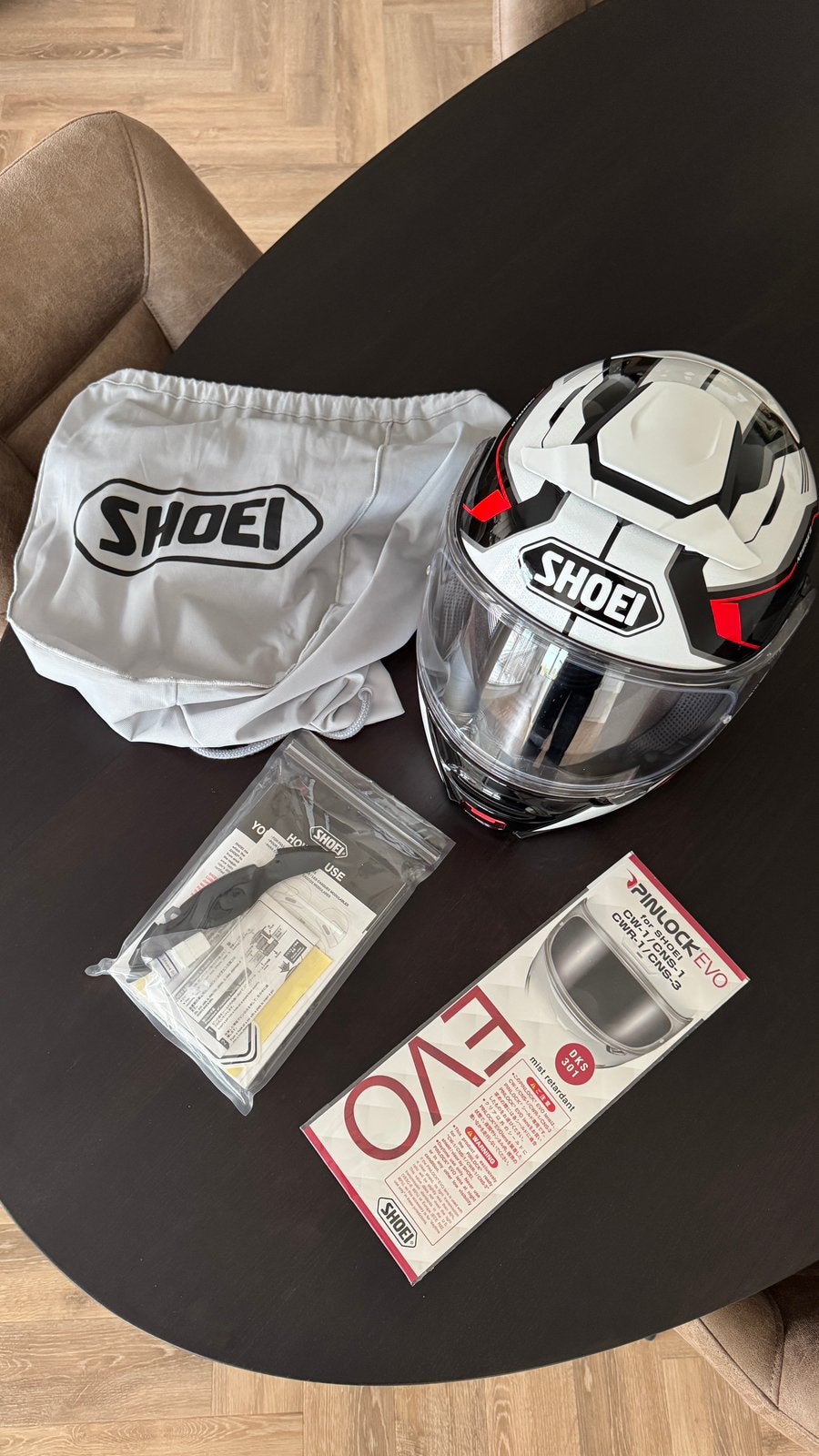 Shoei Neotec II Respect Systeemhelm - Maat M met sena SRL 2, M, Systeemhelm, Heren, Ophalen of Verzenden