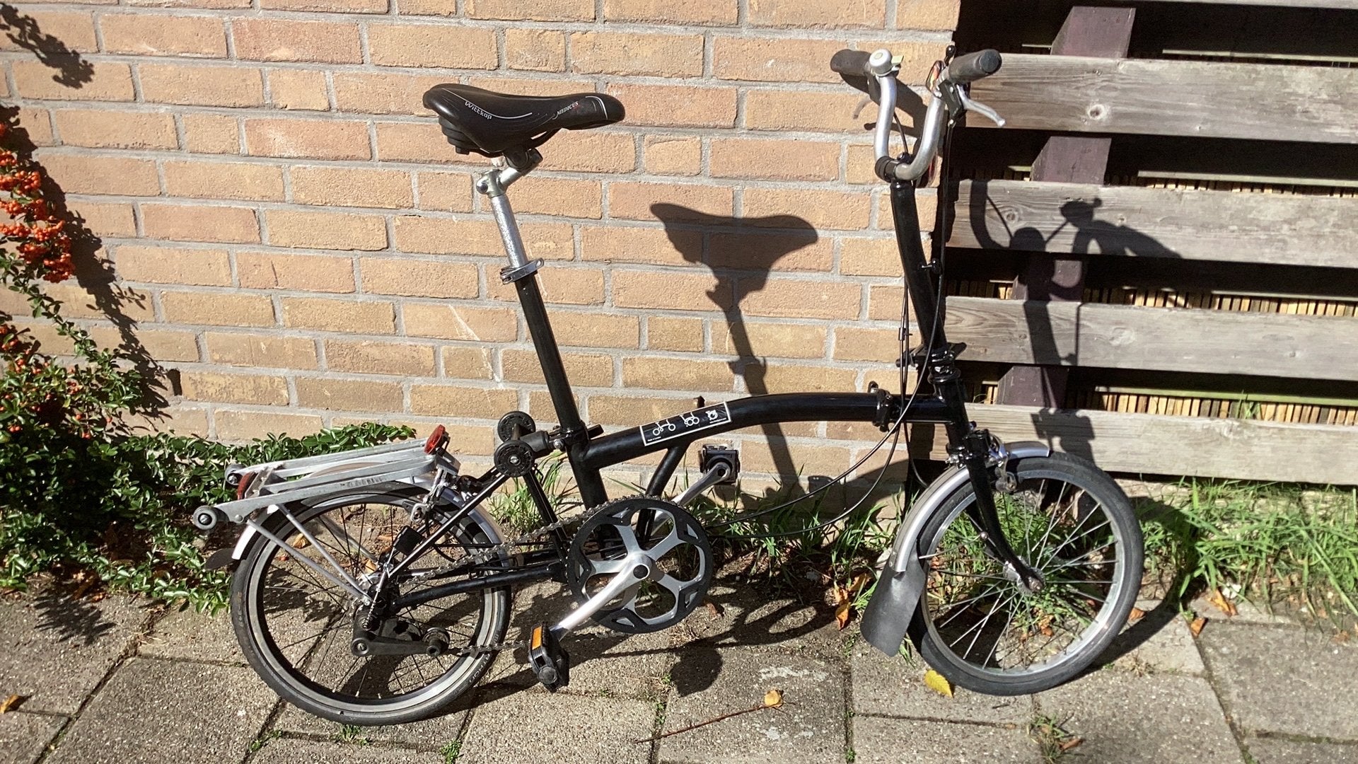 Brompton 3 vers met telescoop zadelpen voor langere  mensen, Fietsen en Brommers, Ophalen, Gebruikt, Brompton, Velgrem