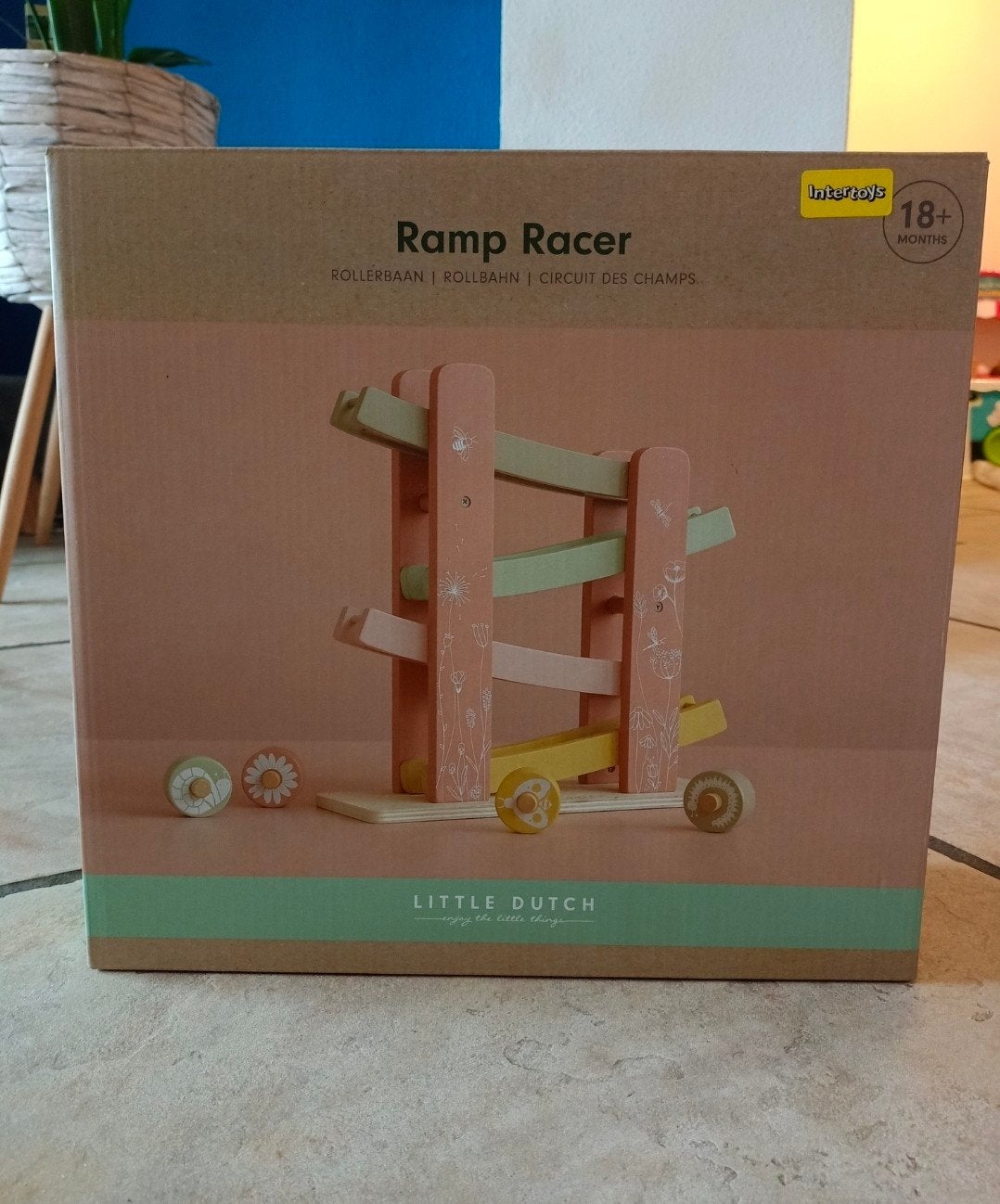 Little Dutch Houten Rollerbaan Ramp Racer, Ophalen, Zo goed als nieuw, Overige typen, Met wieltjes