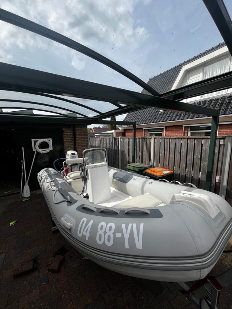 Rib Rhib 390  Evinrude E-TEC 30pk trailer 2015, 4 m, Excellent, 30 pk, Ophalen