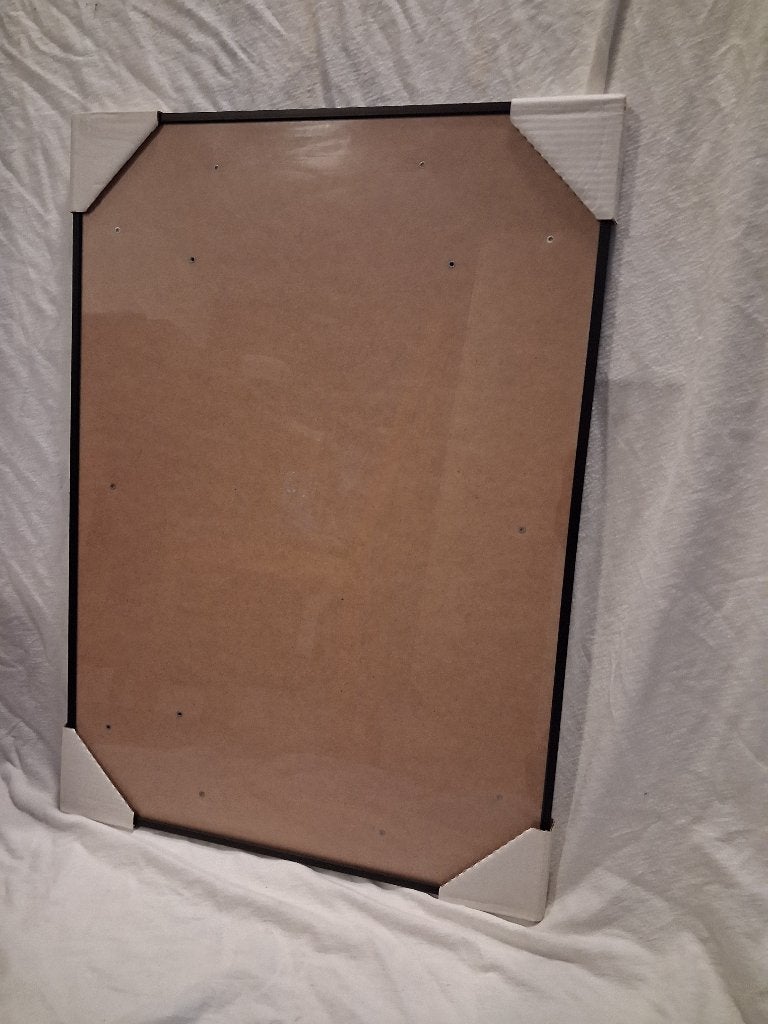 fotolijsten Barth 50 x 70, zwart aluminium, Ophalen, Met glas, Zo goed als nieuw, Fotolijst