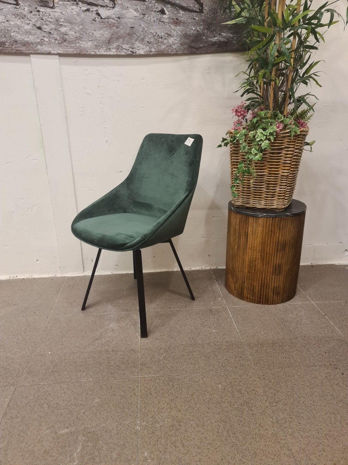 nieuwe eetkamerstoel draaibaar adore velvet groen €65p/st, Huis en Inrichting, Stoelen, Ophalen, Industrieel landelijk barok brocante koloniaal boheems vintage