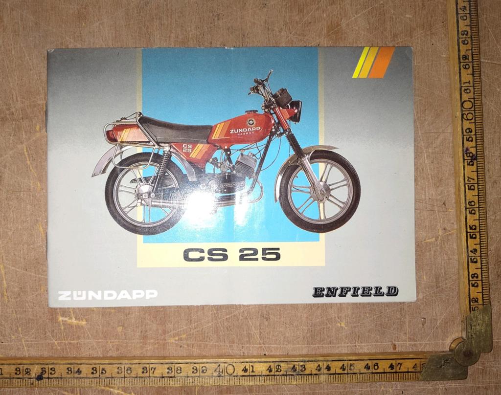 Handleiding Zündapp CS 25 Enfield, Ophalen of Verzenden, Gebruikt