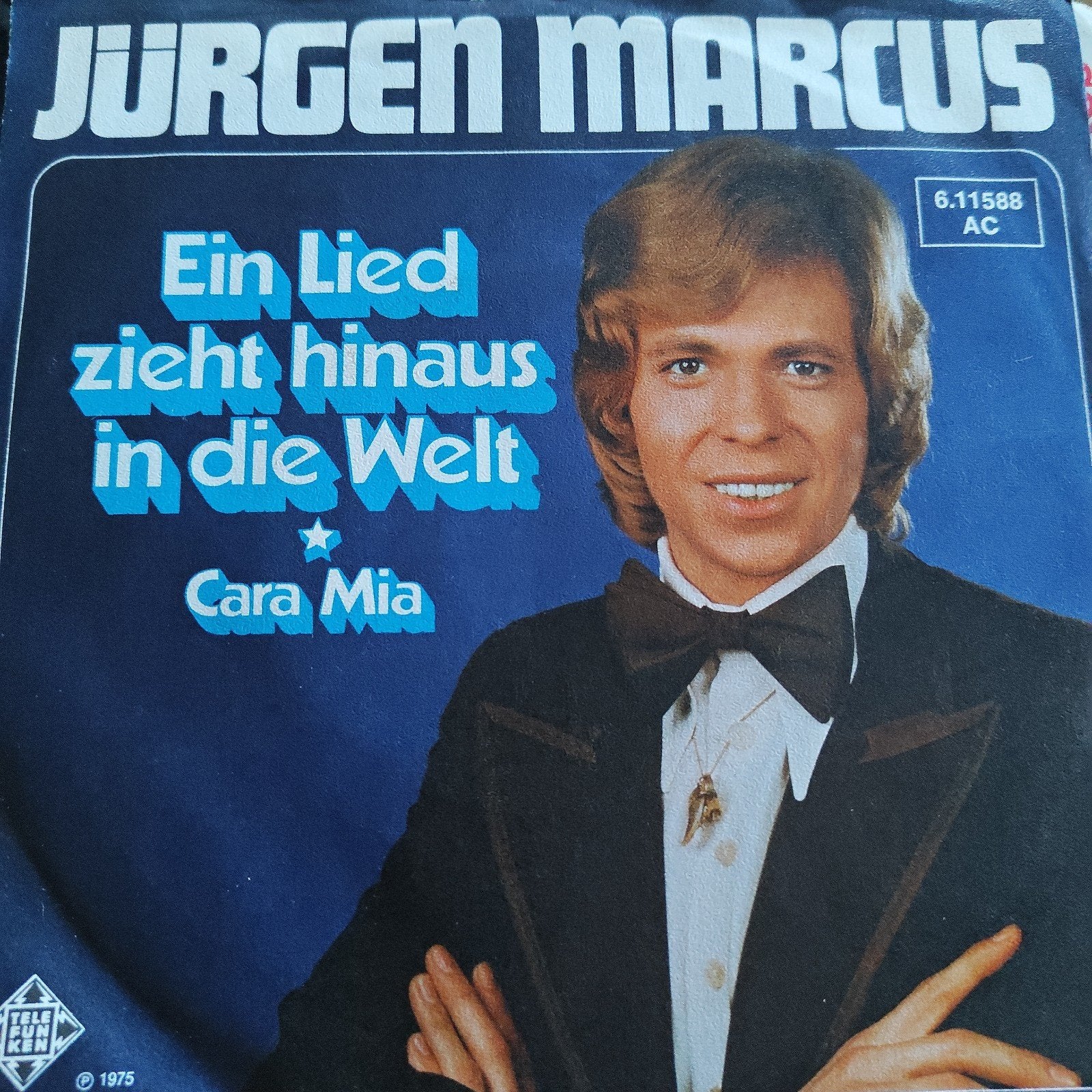 Jürgen Marcus - Ein Lied zieht hinaus in die Welt (Single), Ophalen of Verzenden, Gebruikt