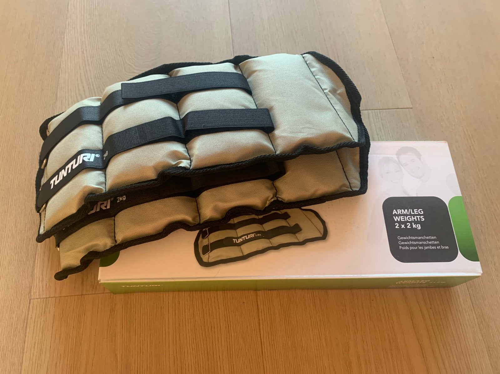 Nieuwe enkelgewichten 2x2kg, arm/been manchetten, Ophalen, Nieuw, Benen, Overige typen