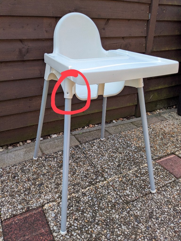 IKEA kinderstoel, Ophalen, Gebruikt, Overige typen, Afneembaar eetblad