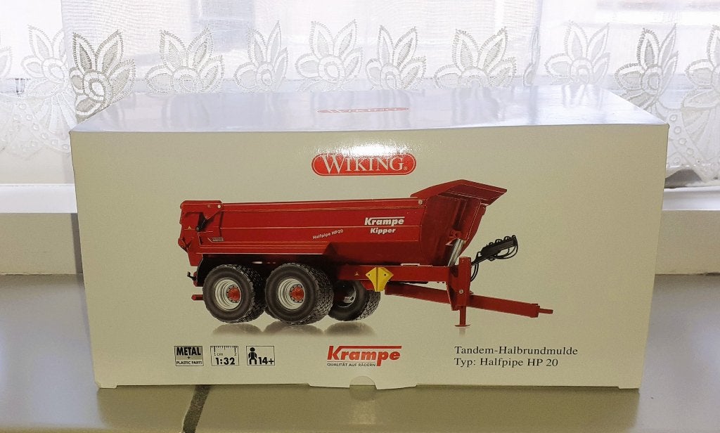 Krampe kipper - Wiking   (siku - britains), Hobby en Vrije tijd, Ophalen of Verzenden, Nieuw, Tractor of Landbouw, Britains