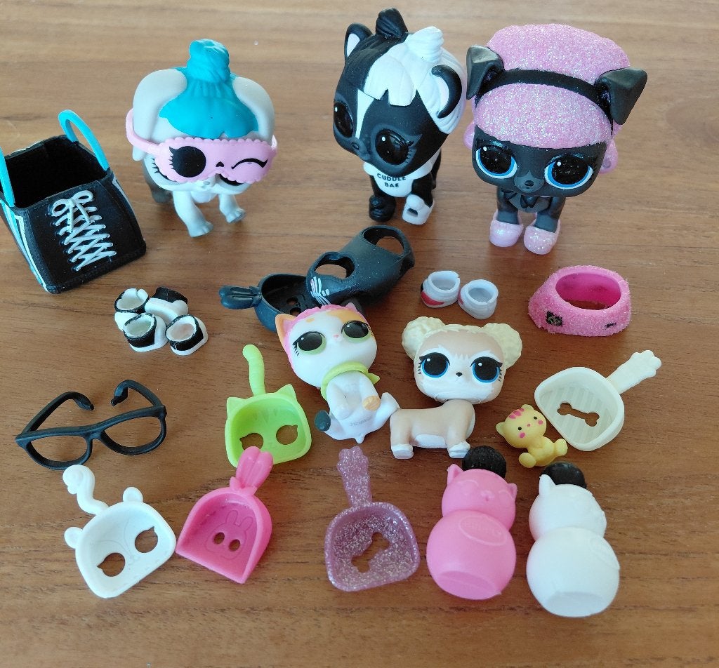L.O.L. Surprise! 5 huisdiertjes met accessoires, Ophalen of Verzenden, Gebruikt, Overige typen