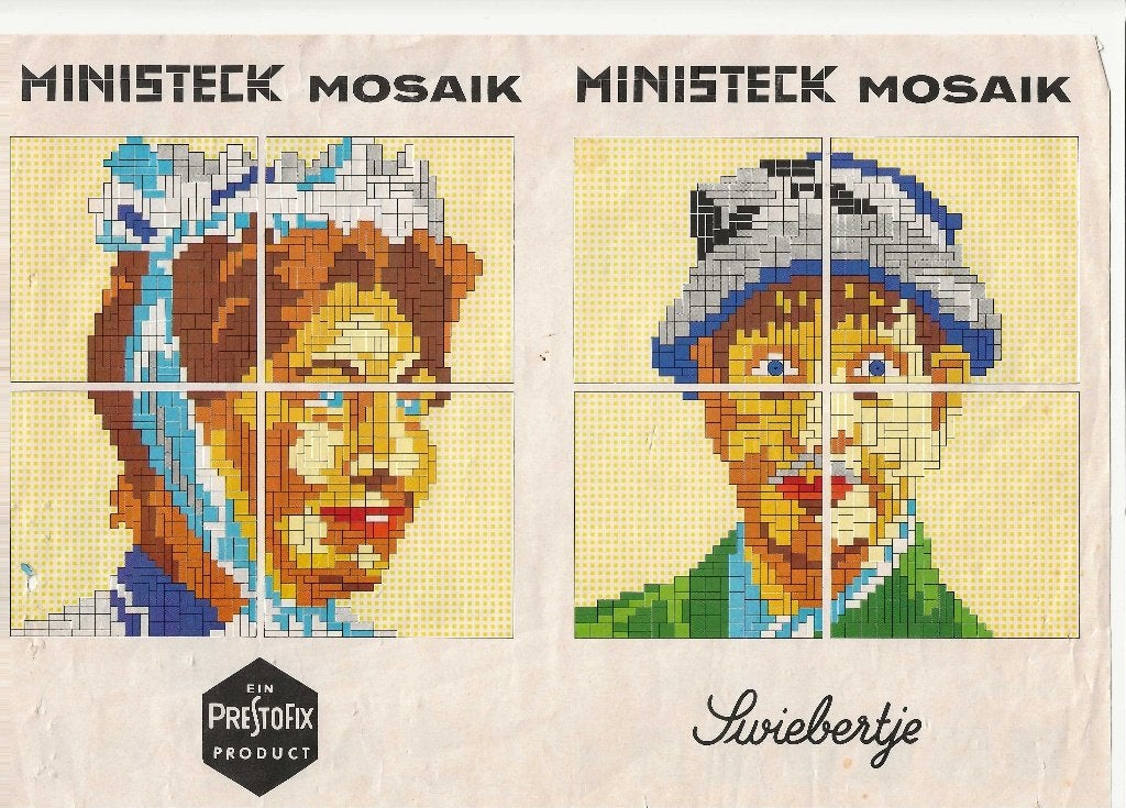 Voorbeeldplaten van ministeck bromsnor saartje en swiebertje, Ophalen of Verzenden, Zo goed als nieuw