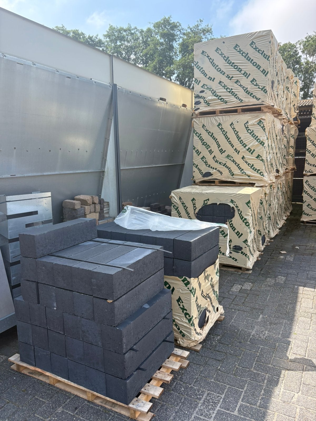 Stapelblokken 15x15x60cm Antraciet, Ophalen, Zo goed als nieuw, Kunststof, Overige typen