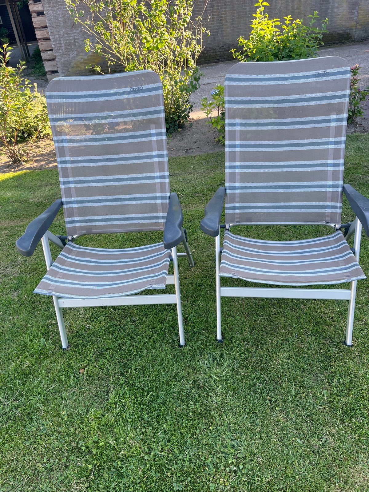 2 Campingstoelen - Comfortabel en Opvouwbaar, Ophalen, Gebruikt, Campingstoel