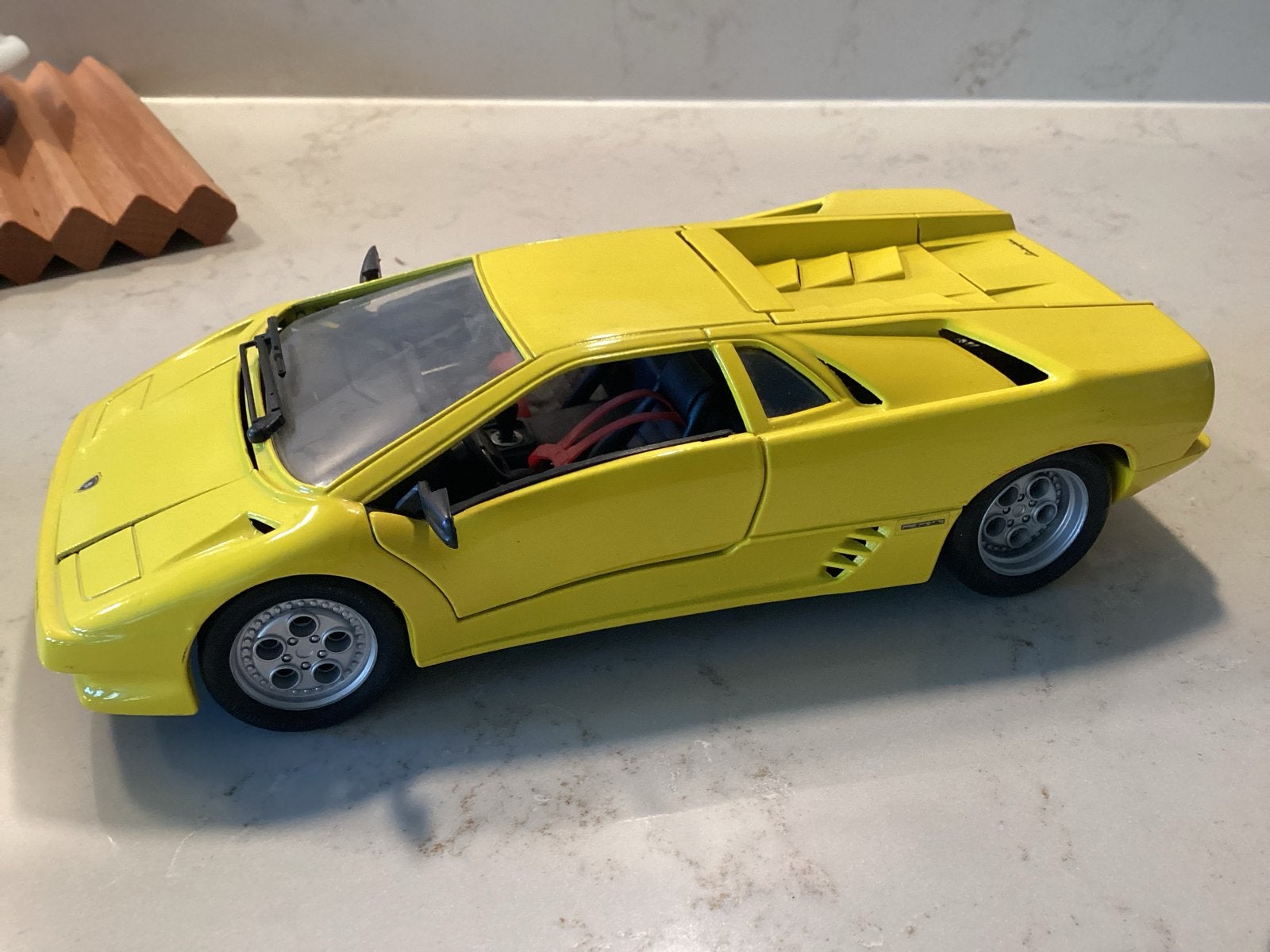 Metalen Lamborghini Diablo Schaal 1/18 - Zeer mooie staat, Ophalen of Verzenden, Zo goed als nieuw, Auto, Overige merken