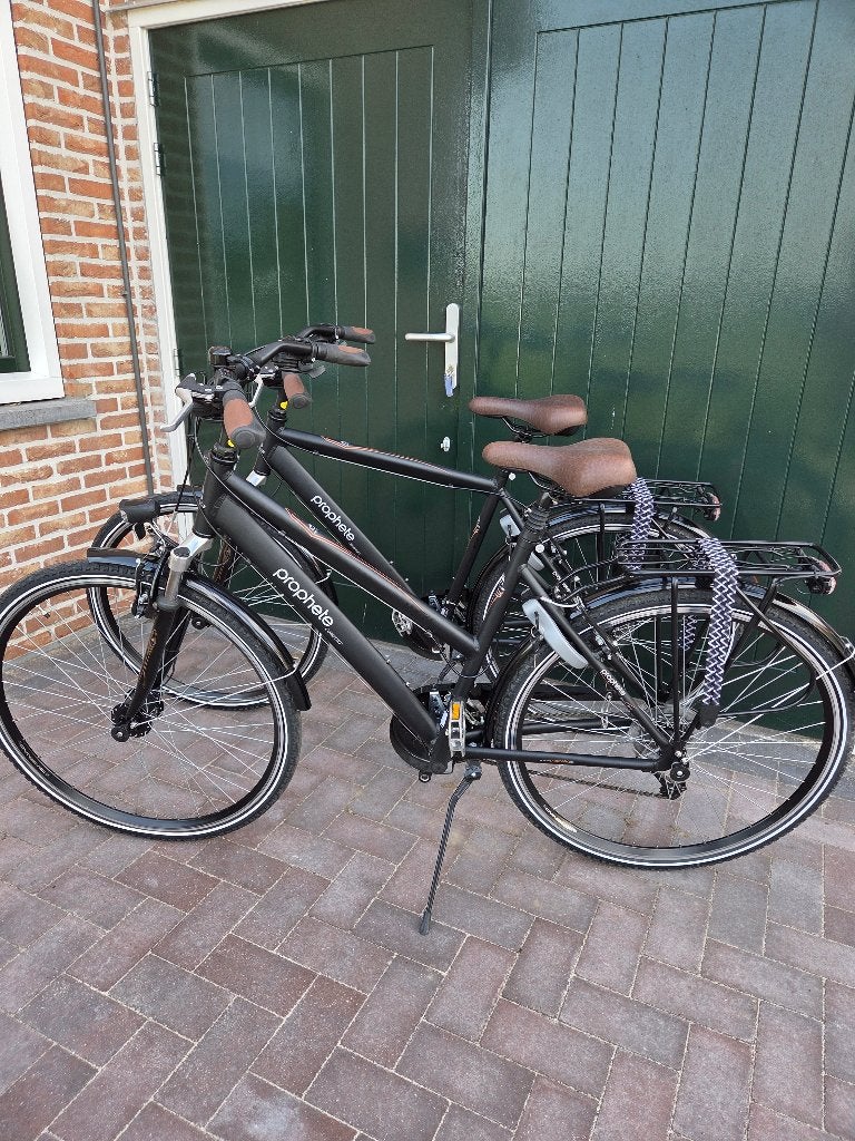 Nieuwe set fietsen (dames en heren), Velgrem, Versnellingen, Nieuw, 50 tot 53 cm