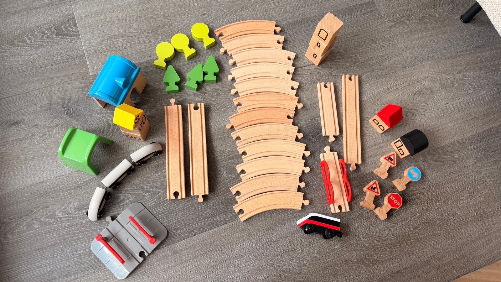 Complete Houten trein set IKEA, Kinderen en Baby's, Ophalen of Verzenden, Nieuw