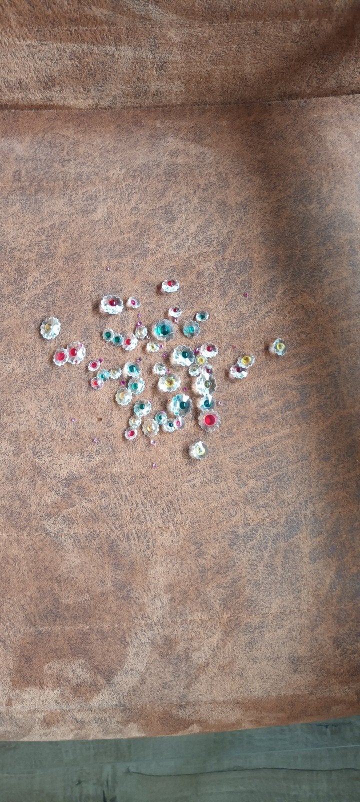 Swarovski kristalen bloempjes ondetdelen, Gebruikt, Meerkleurig, Kunststof, Overige merken