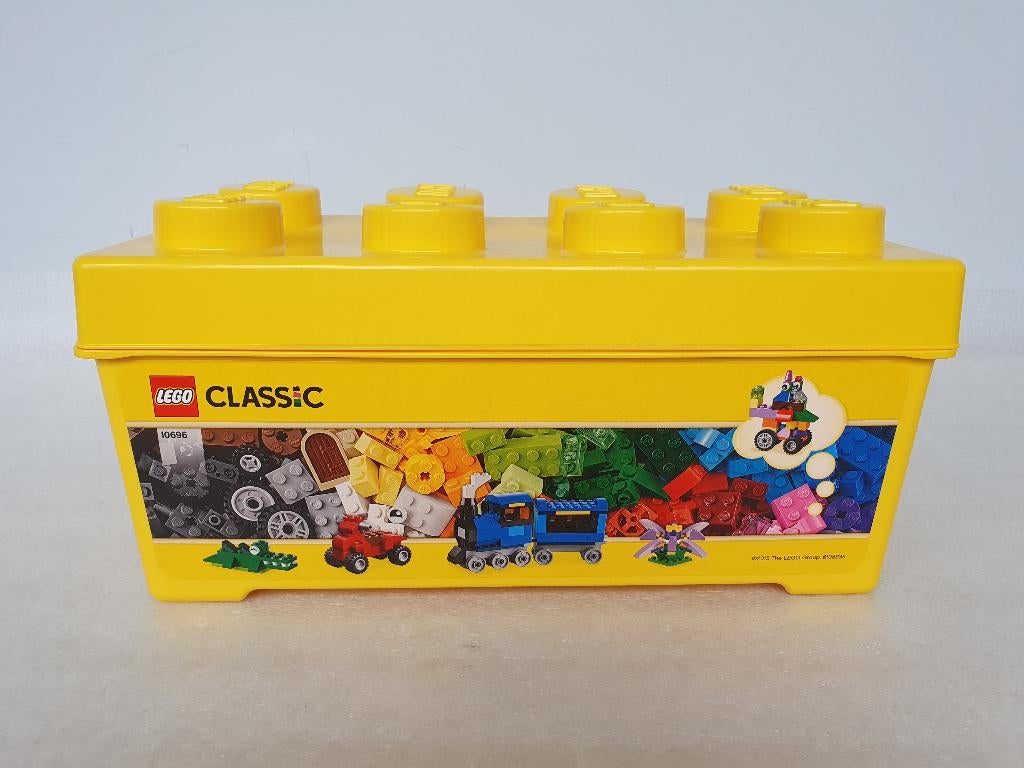Gele Lego opbergdoos 10696 ca. 18 cm (geen inhoud), Ophalen of Verzenden, Gebruikt, Lego