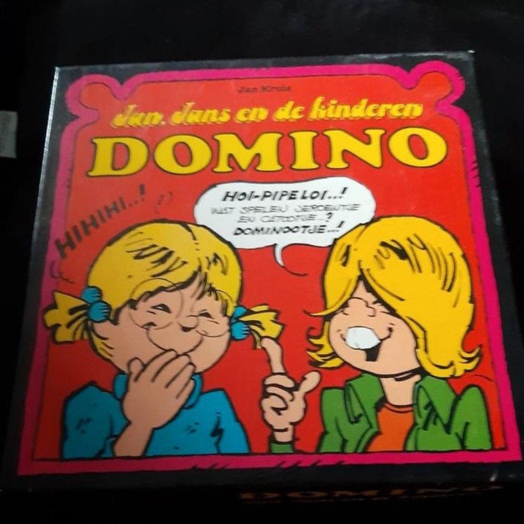 Jan, Jans en de Kinderen Domino Spel, Een of twee spelers, Ophalen, Gebruikt, Jan Kruis