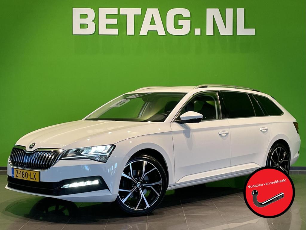 Skoda Superb Combi 1.5 TSI Business Edition DSG | Trekhaak |, Euro 6, 4 cilinders, 150 pk, Wit