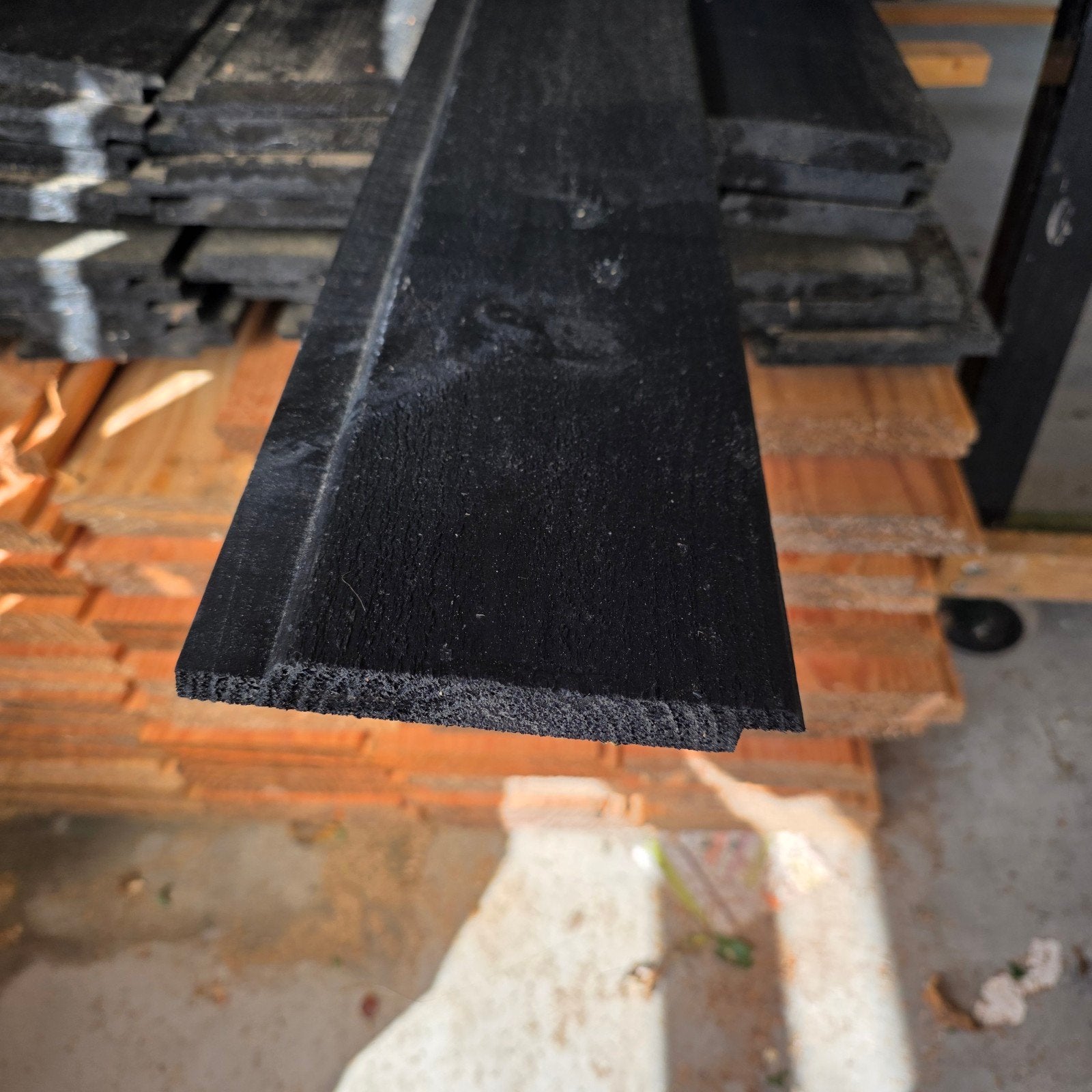 Zwarte Zweedse Rabatdelen - Vuren Hout 17 x 3 mtr, Ophalen, Minder dan 25 mm, Nieuw, Plank