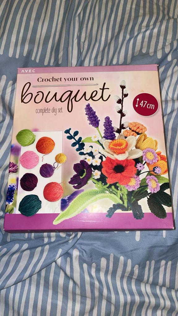 Knutsel bouquet, Ophalen of Verzenden, Zo goed als nieuw, Knutselwerk