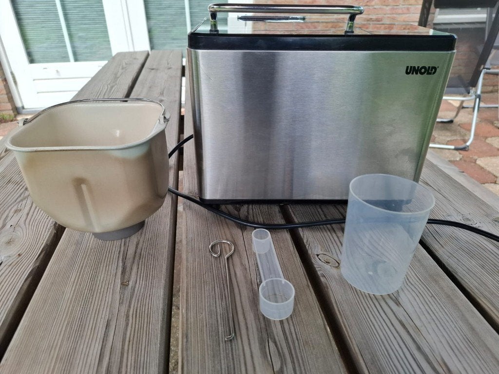 UNOLD broodbakmachine compleet met accessoires, Witgoed en Apparatuur, Broodbakmachines, Meer dan 10 programma's, Ophalen of Verzenden