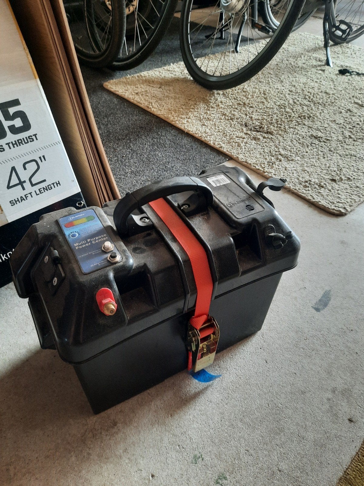 Minn kota electric 55 lbs, Ophalen, Zo goed als nieuw